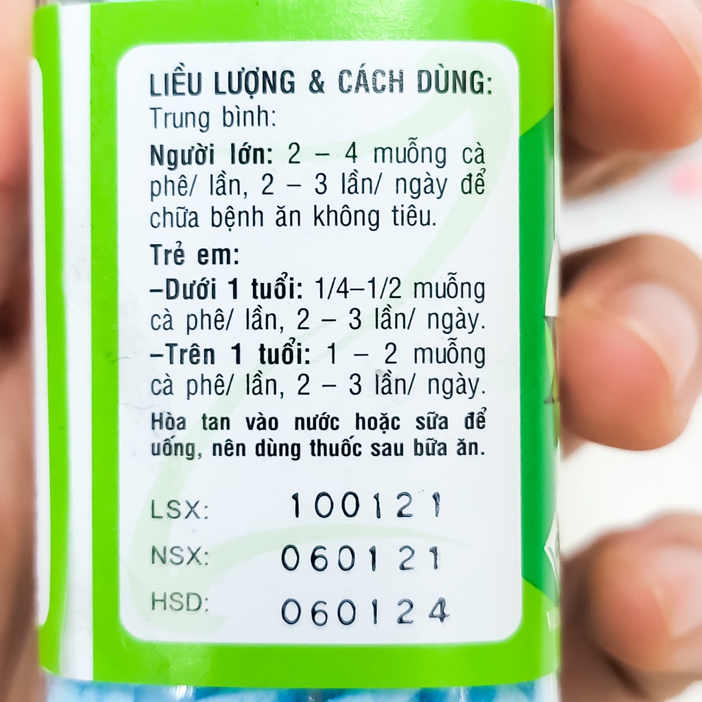 Cốm xanh giúp bé ăn ngon Xitrina hộp 60 viên