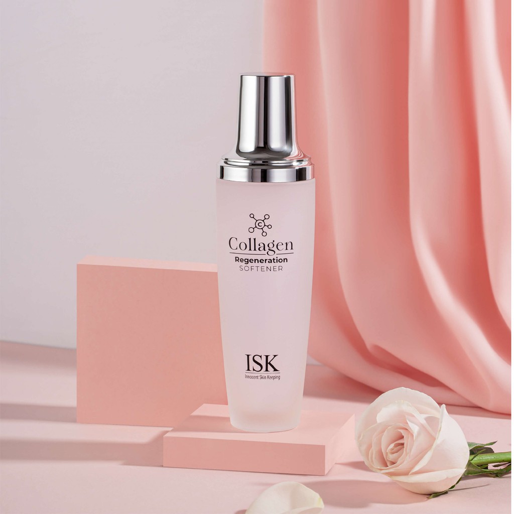 Nước hoa hồng làm trắng da ISK Collagen Regeneration Softner 130ml - Hàn Quốc Chính Hãng