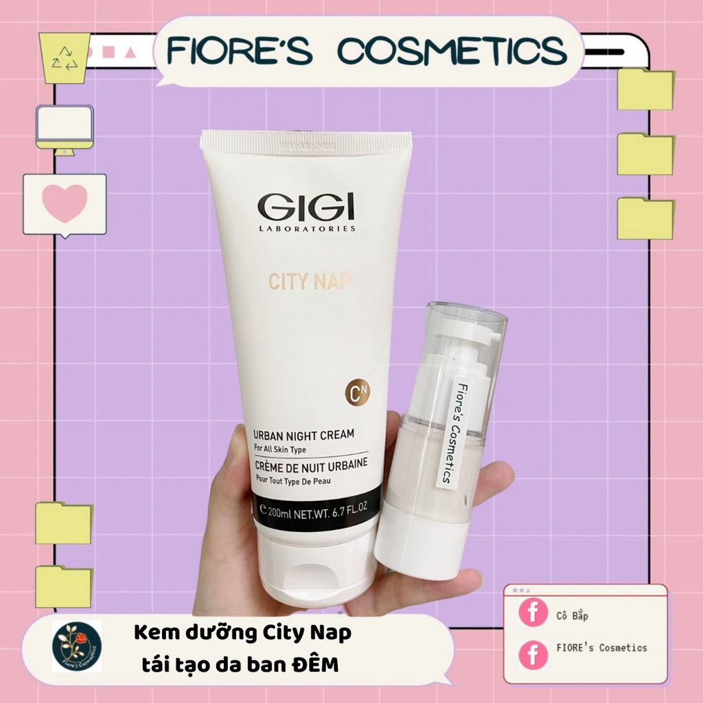 Kem dưỡng đêm Gigi city nap Urban Night Cream