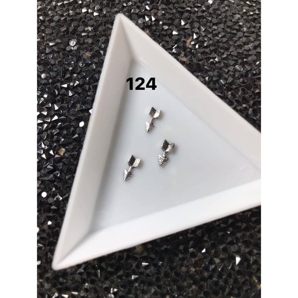 Phụ kiện Chamr đính móng số 124 ( 1 set 10 viên )