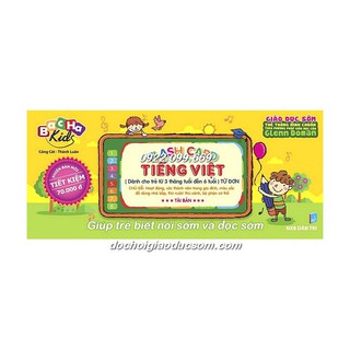 Thanh lý Flash card tiếng việt từ đơn Flashcard - hàng trưng bầy lâu nguyên seal