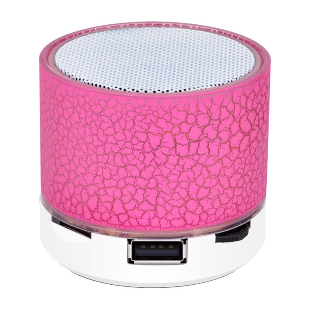 chuntle✨Wireless Bluetooth Colorful Light Small Crack Sound Speaker Audio Mobile Phone Mini Subwoofer Support TF Card 