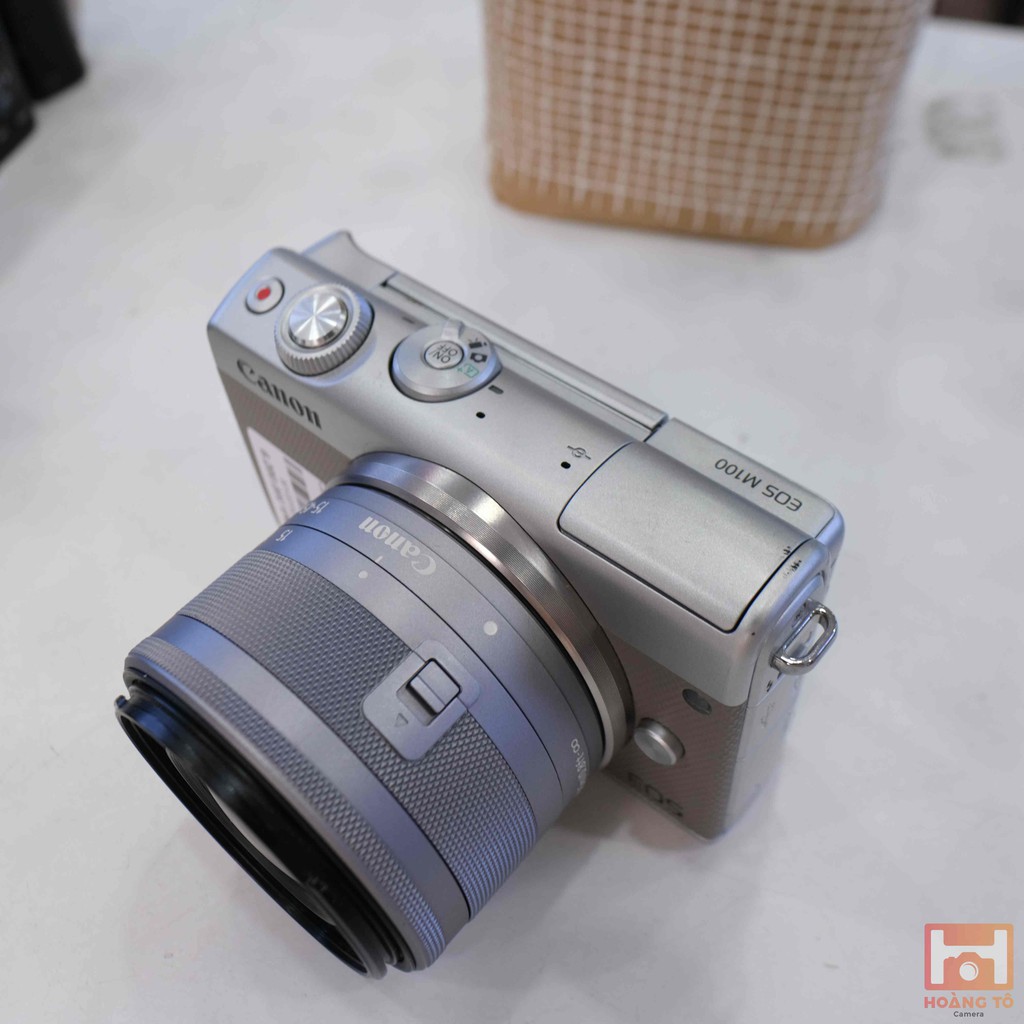 Máy ảnh Canon EOS M100 15-45mm cũ đẹp