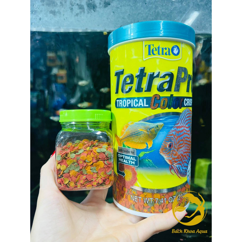 Thức ăn kích màu cho cá Tetra Pro - Tropical Fish Color Crisps