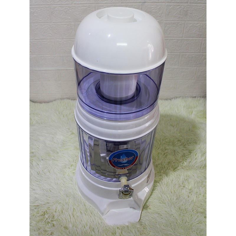 Bình lọc nước gia đình cao cấp Freshet Hàn Quốc màu trắng công suất 2lit/h bình 16lit | BigBuy360 - bigbuy360.vn