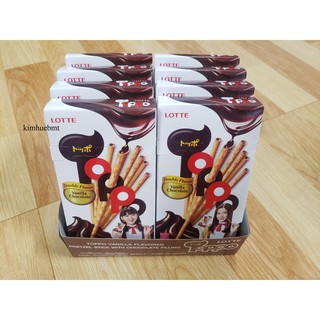 Bánh que TOPPO nhân socola hương vani -THÁI LAN (1 HỘP 40G)