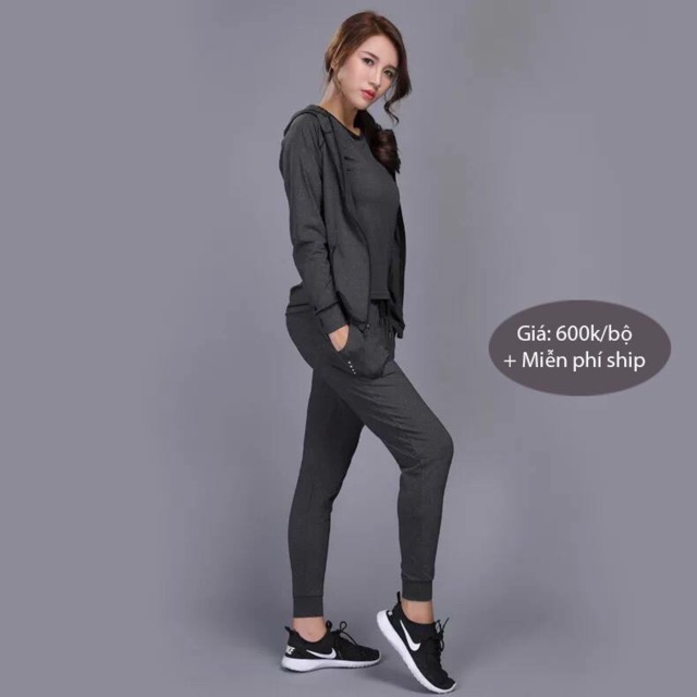 [Mã WAMT2405 giảm 10K đơn 0K] Bộ quần áo tập gym yoga jogger (mặc đc ở nhà rất oke)