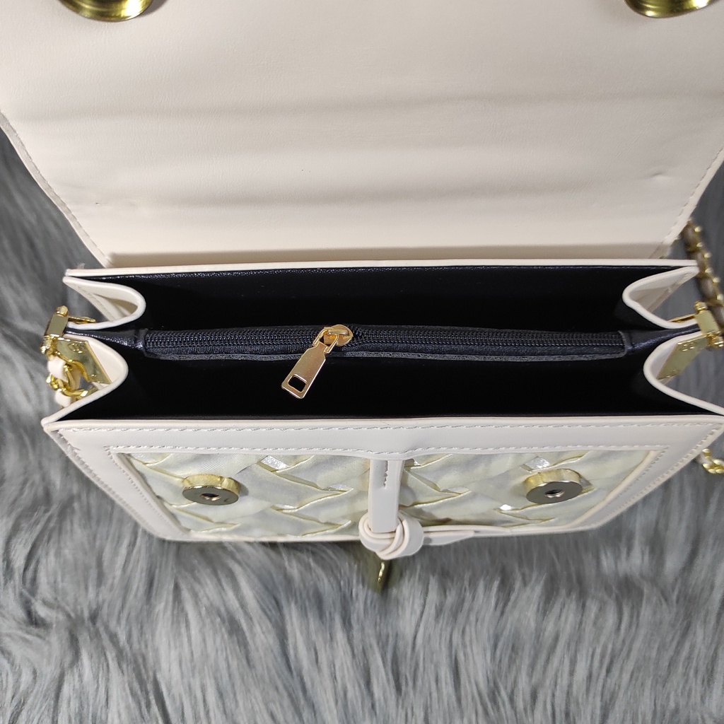 Túi đeo chéo vân đan - Hàng loại 1 - TB.Store DC470 20x14x8