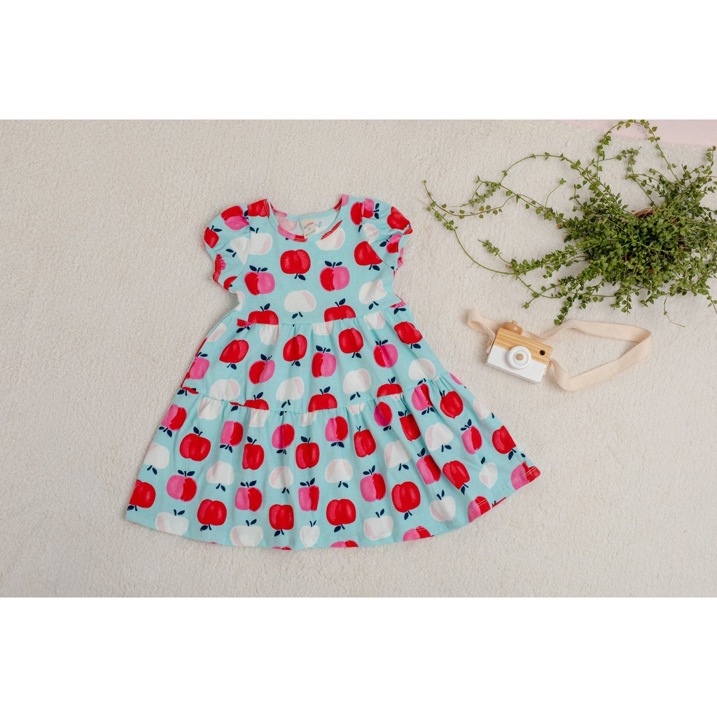 [LITTLE PINK] BELLA COTTON DRESS - Váy cotton bé gái