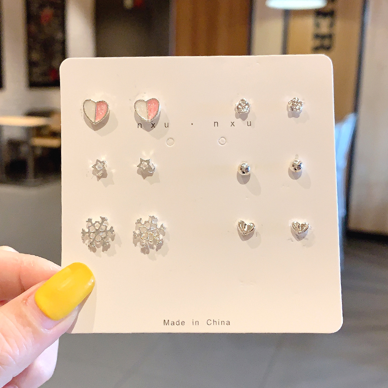 Bộ Khuyên Tai Nhỏ Đơn Giản Phong Cách Hàn Quốc Mới 2022