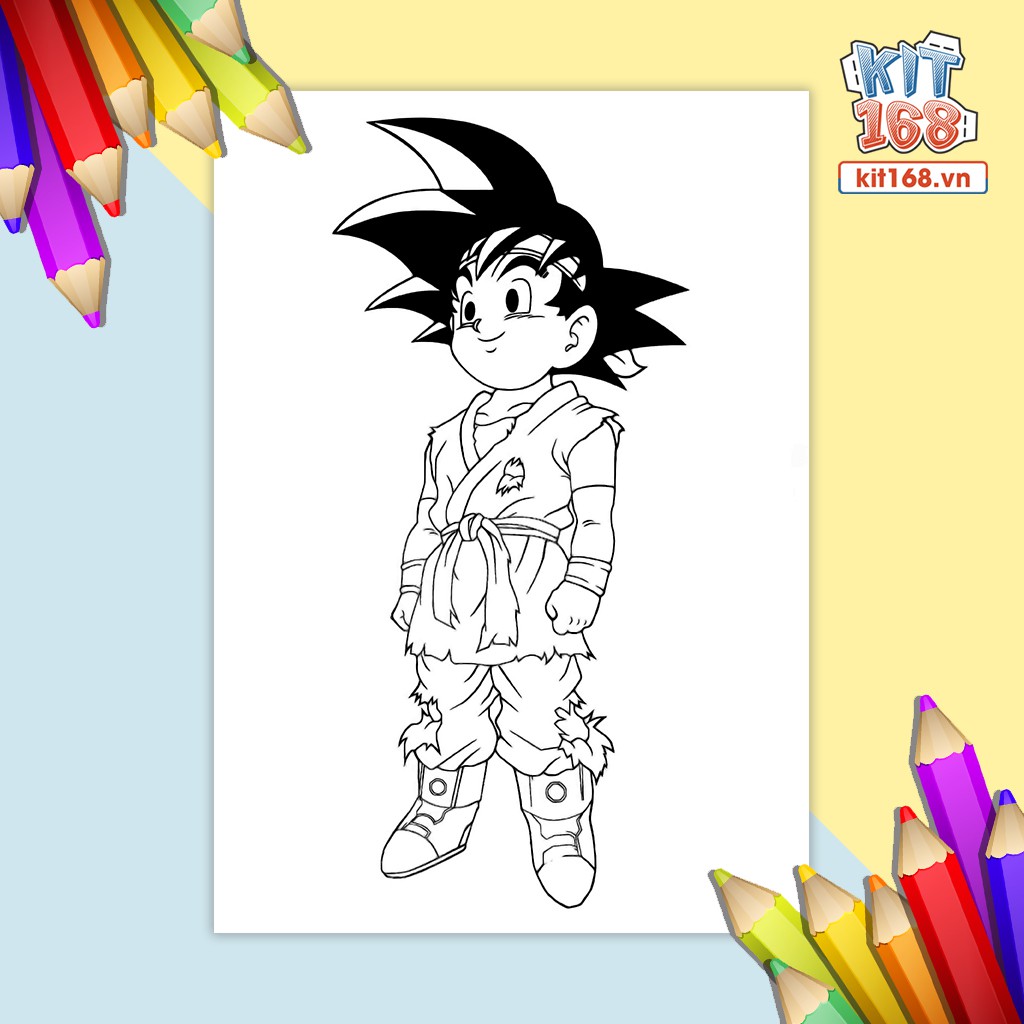 Tranh tô màu Dragon Ball TTM-0026