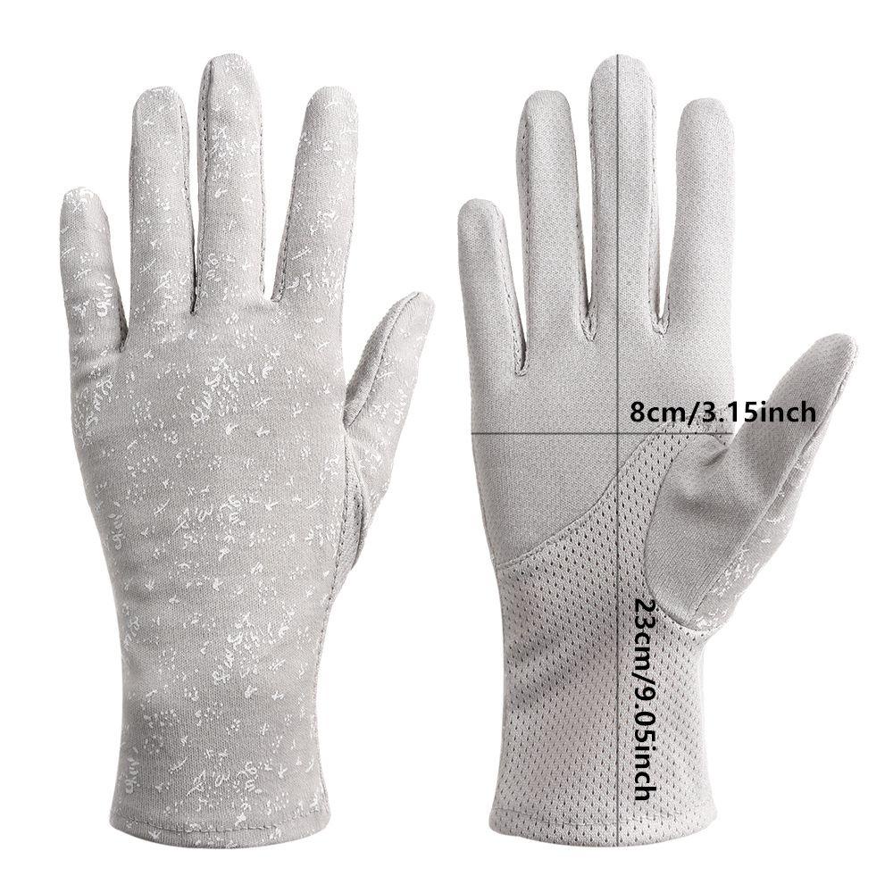 Găng Tay Chống Nắng Bằng Cotton Có Thể Chạm Màn Hình Cảm Ứng
