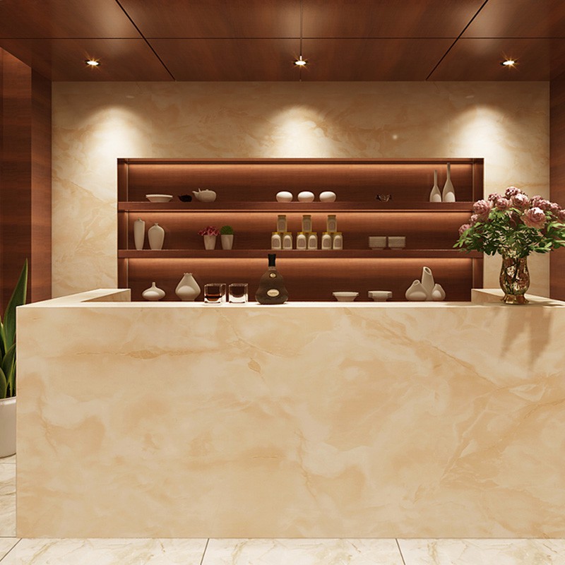 Giấy dán tường PVC dày chống thấm nước họa tiết giả đá hoa cương | BigBuy360 - bigbuy360.vn