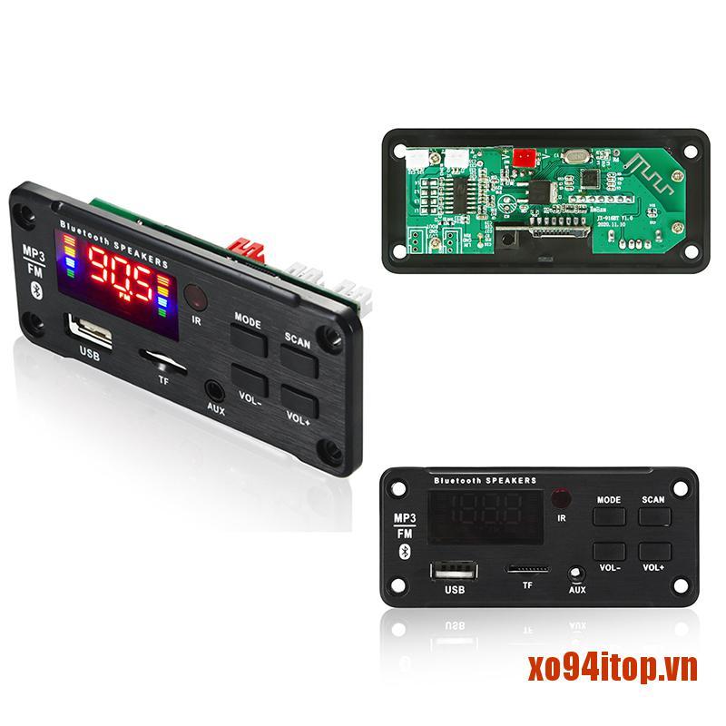 XOTOP Amplifier MP3 Decoder Board Color Screen Car MP3 Player USB Recording Modu