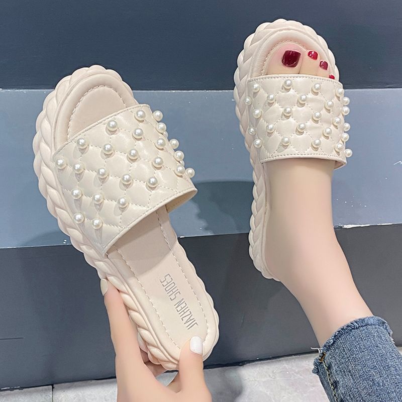 Dép Sandal Đế Bệt Thời Trang Mùa Hè Hàn Quốc Dành Cho Nữ 2021