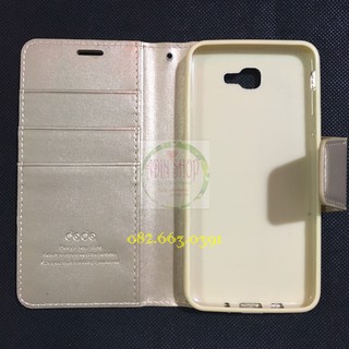 Bao da Samsung J5 Prime/ J7 prime / C9 PRO nắp gập chống đỡ xem phim, ngăn đựng thẻ