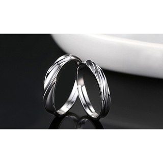 Nhẫn cặp trơn Bạc S925 DanKo125