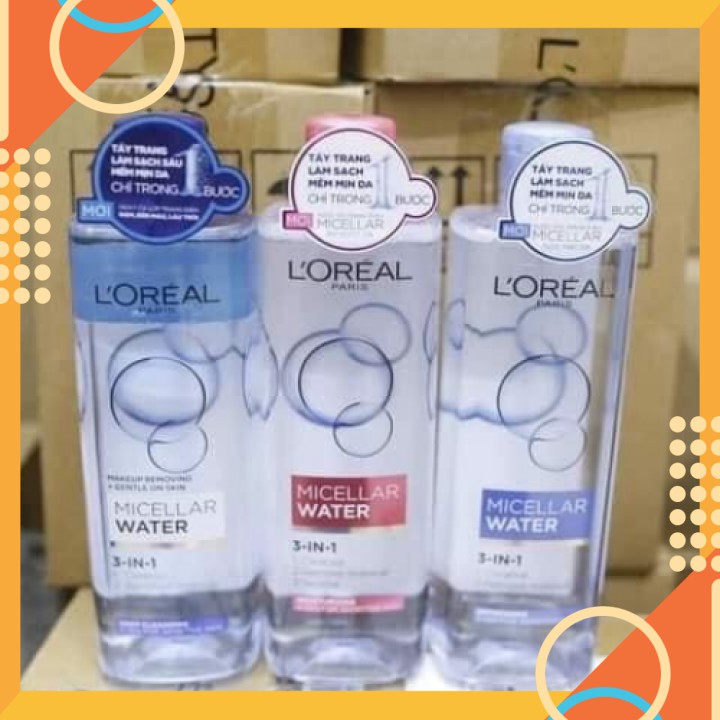 Nước Tẩy Trang L’Oréal Micellar Water 3-in-1 Deep Cleansing Pháp 400ml [ Chính - Hãng ] | BigBuy360 - bigbuy360.vn