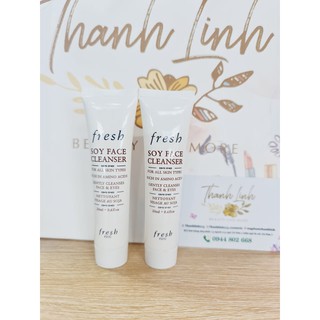 Sữa rửa mặt Fresh Soy Face Cleanser dịu nhẹ làm sạch phù hợp cả cho da nhạy cảm 20ml