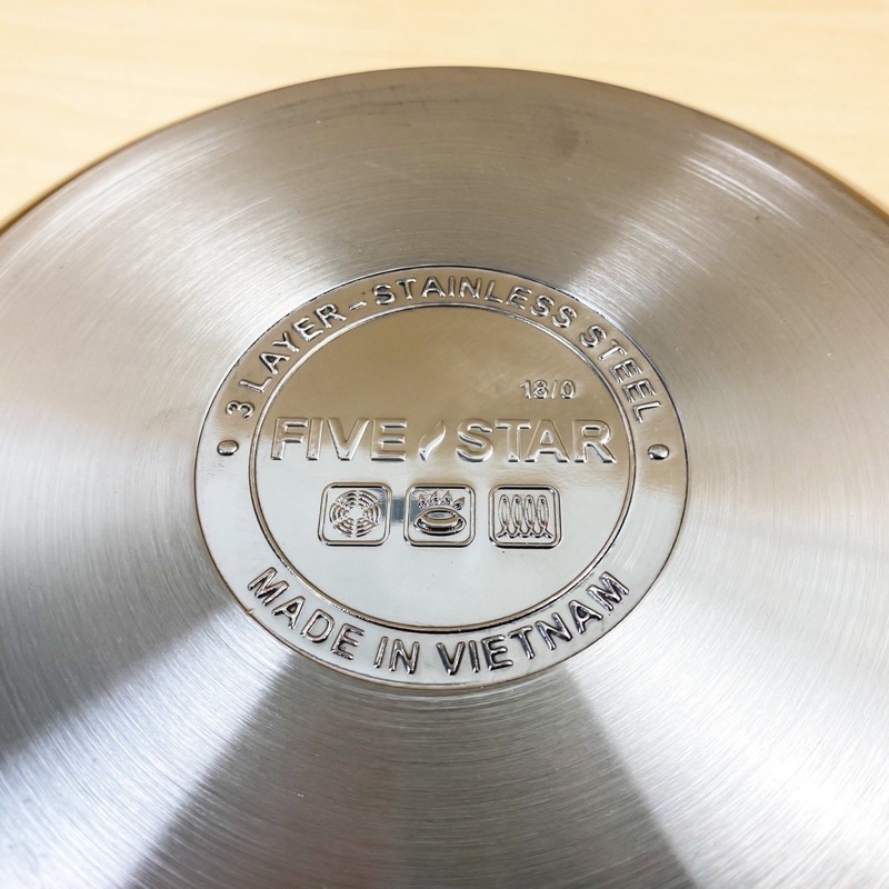 Nồi Inox Chống Dính Kho Thịt Cá 3 Đáy Fivestar