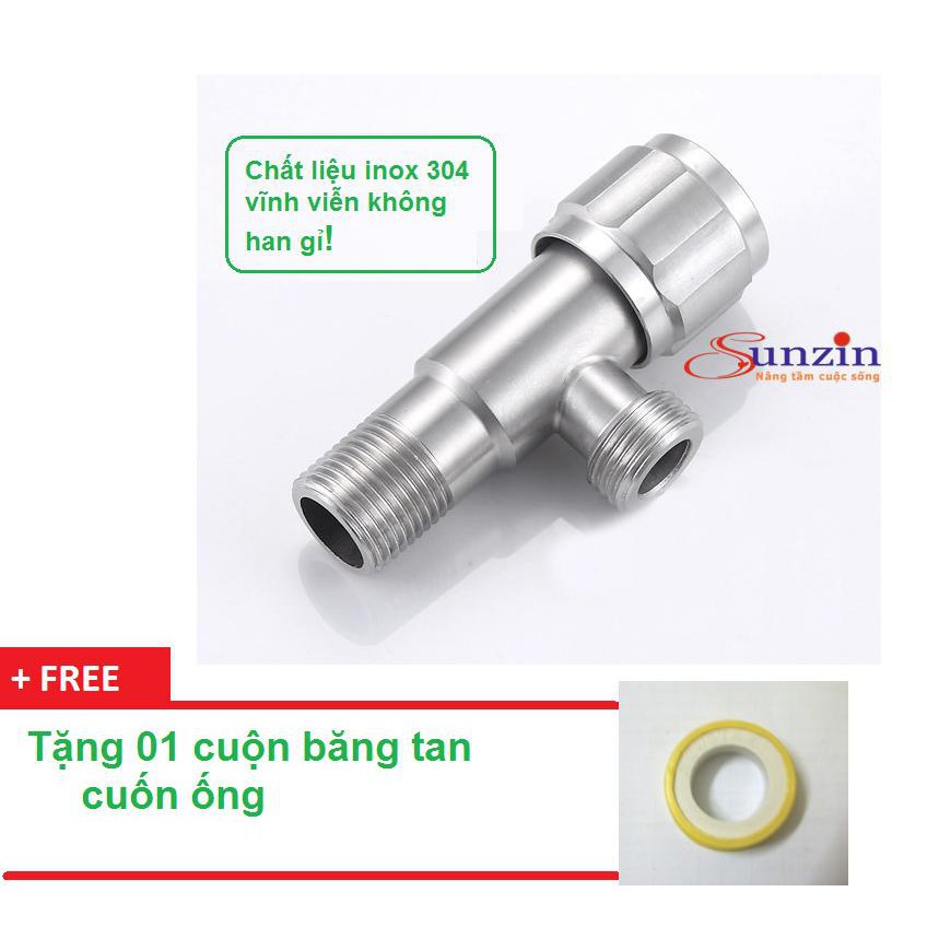 Van điều chỉnh áp lực nước dành cho nhà cao tầng, chất liệu inox 304, tặng 1 cuộn băng tan