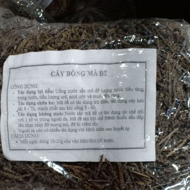 Bông mã đề 1kg