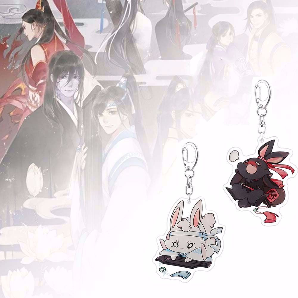 Móc Chìa Khóa acrylic Họa Tiết Hoạt Hình Demonic Wuxian Đáng Yêu