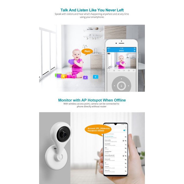 Camera giám sát Srihome SH032 | BigBuy360 - bigbuy360.vn