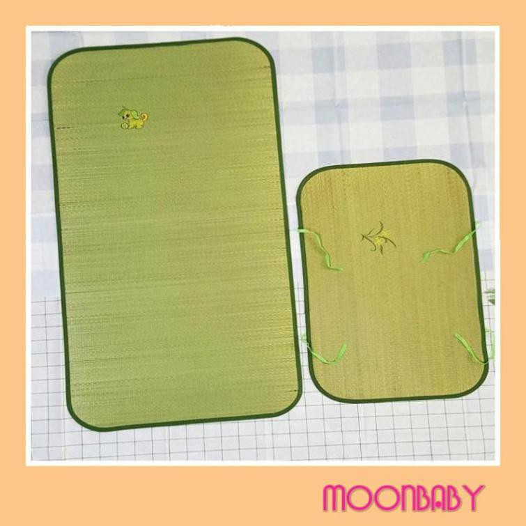 Chiếu cói cho bé trẻ sơ sinh, chiếu trúc tre nằm nôi mùa hè (KT 105x60cm)