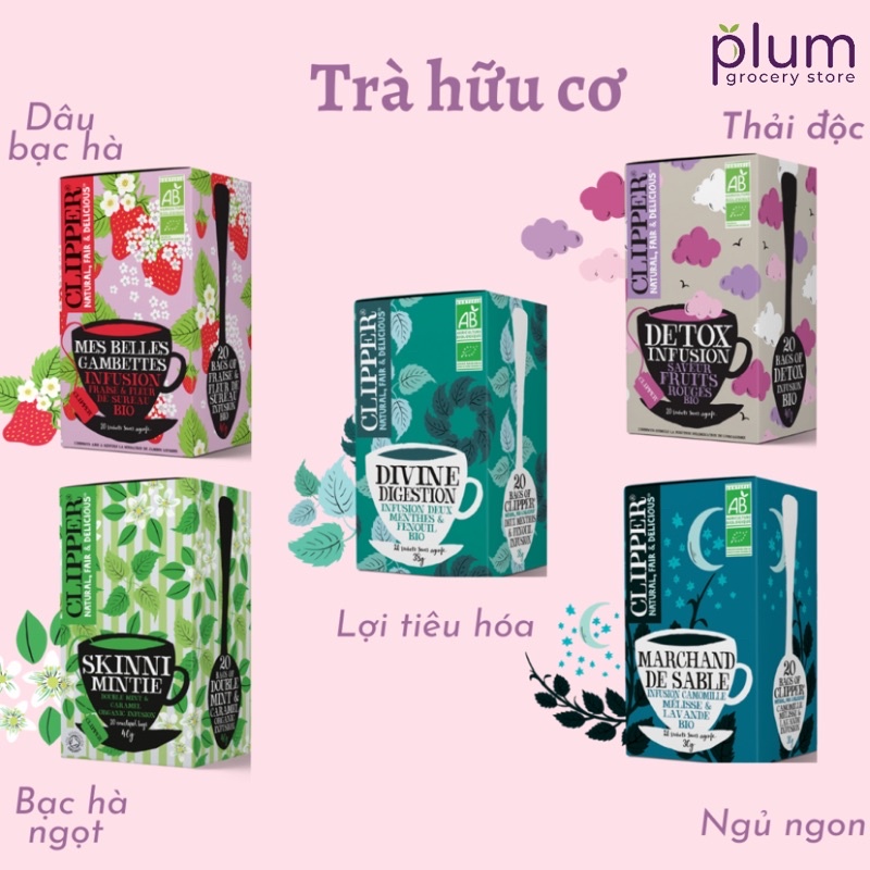 Trà Clipper hàng Anh Pháp hộp 20 gói 30g