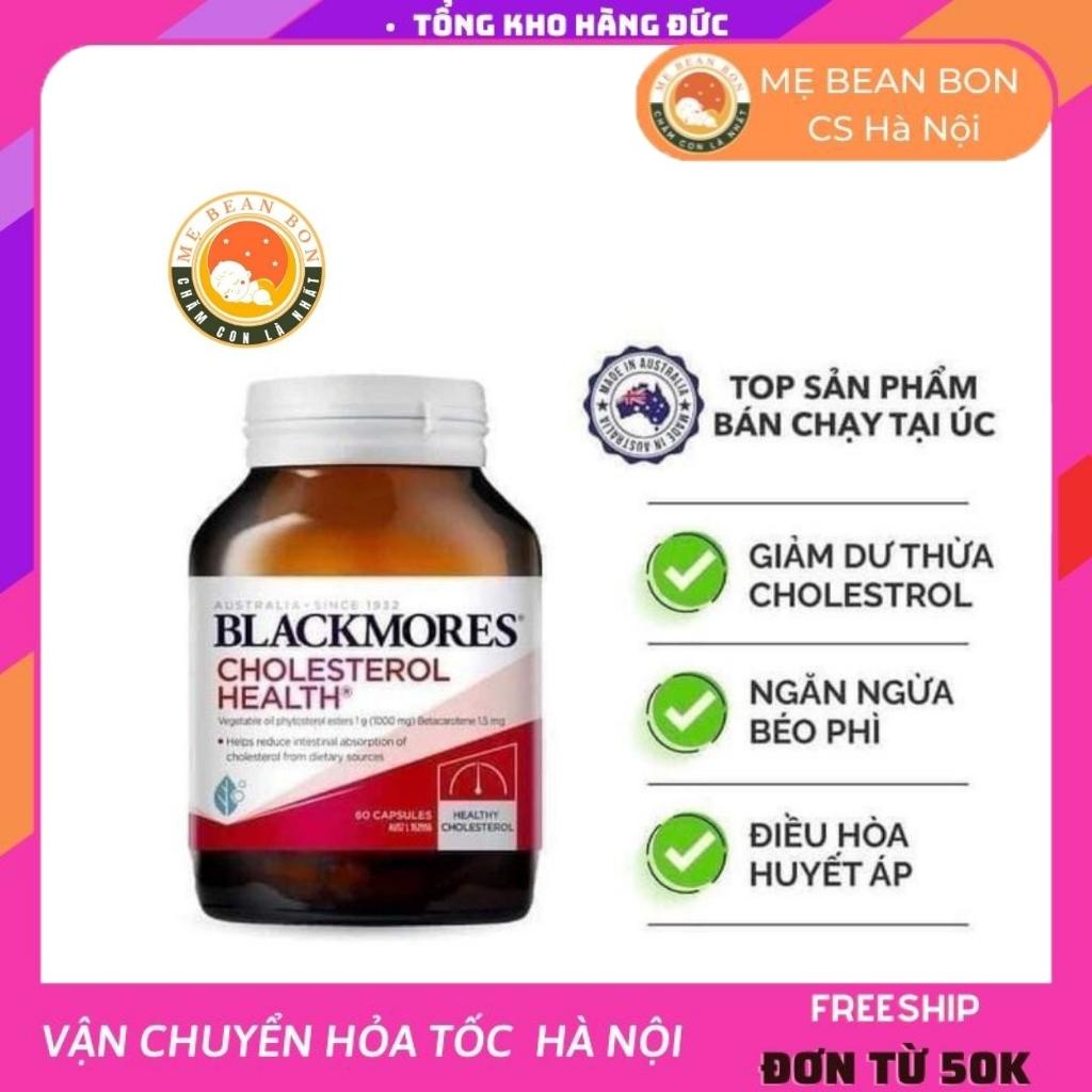 Viên Uống Giúp Cân Bằng Và Giảm Mỡ Máu Blackmores Cholesterol úc 60 viên cho người từ 18 tuổi trở lên - mẹ bean bon