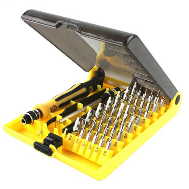 ⭐Bộ Tua Vít Đa Năng⭐ 45in1 Jackly JK-6089 Có nam châm chất liệu thép không gỉ cứng cáp chống mài mòn