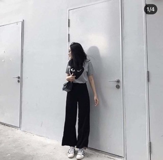 Quần ống rộng nữ