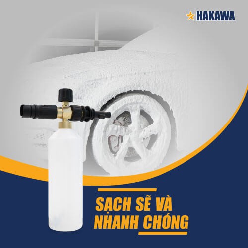 Bình tạo bọt tuyết xịt rửa HAKAWA - HK-2200W - Sản phẩm chính hãng HAKAWA