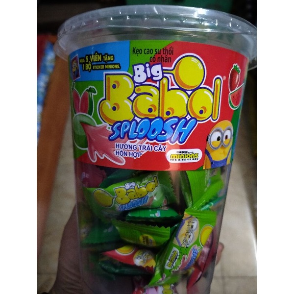 Kẹo cao su big babol lọ 70 viên