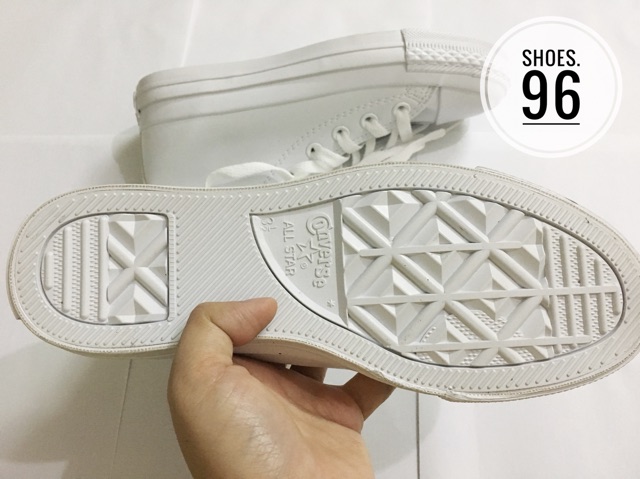 |Ảnh thật| Converse Rubber White High 