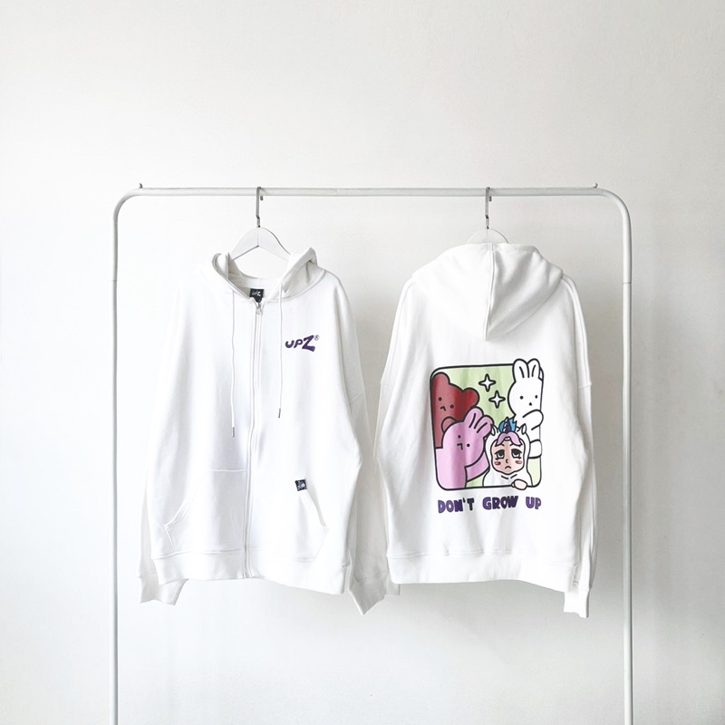 UPZ Áo Khoác Dây Kéo Dont Grow Up (2 Màu) | BigBuy360 - bigbuy360.vn