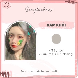 Thuốc nhuộm tóc màu xám khói