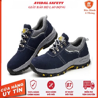 Giầy Bảo Hộ Lao Động Nam Cực Kì Cá Tính Phong Cách Đế Sắt, Mũi Bọc Sắt Dáng Thể Thao