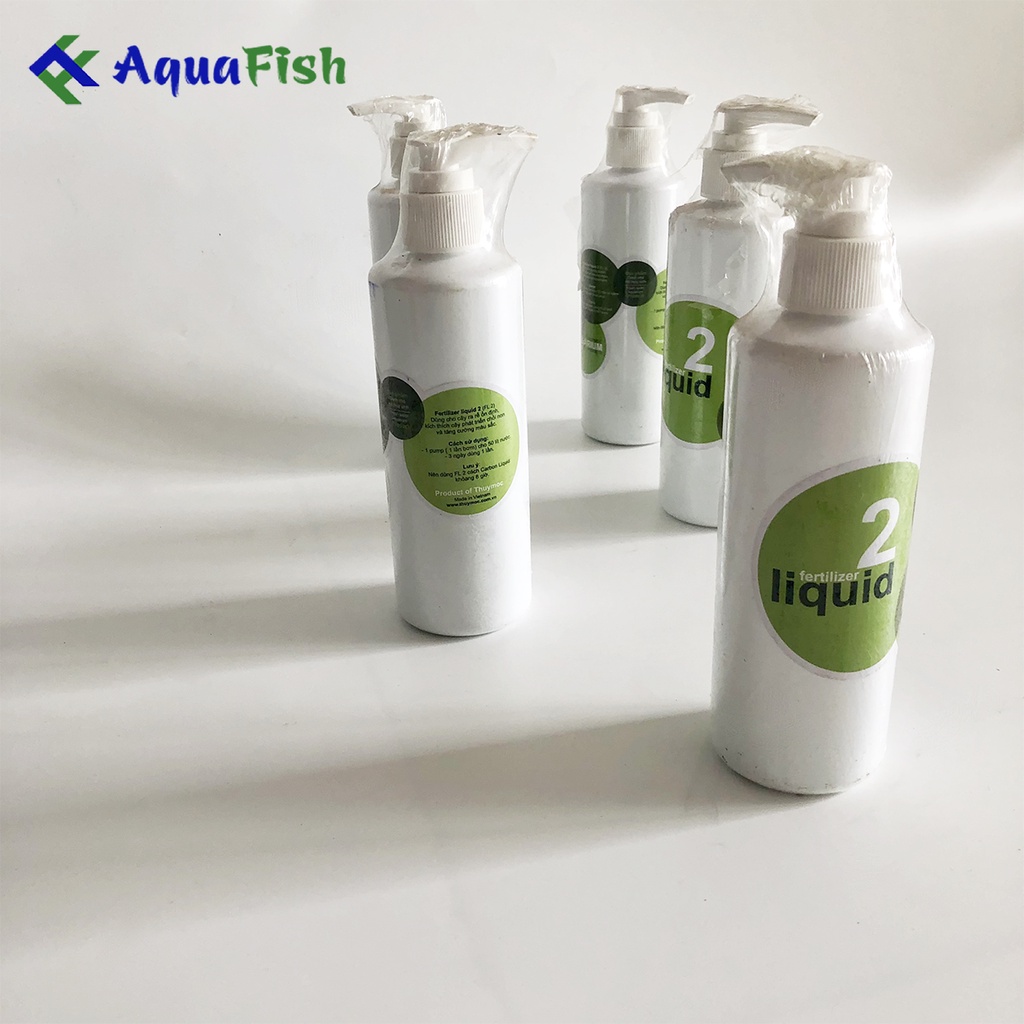Phân nước dùng cho cây thủy sinh Fertilizer Liquid 2 lọ 250ml (giúp cây ra rễ ổn định, phát triển chồi non, tăng màu)