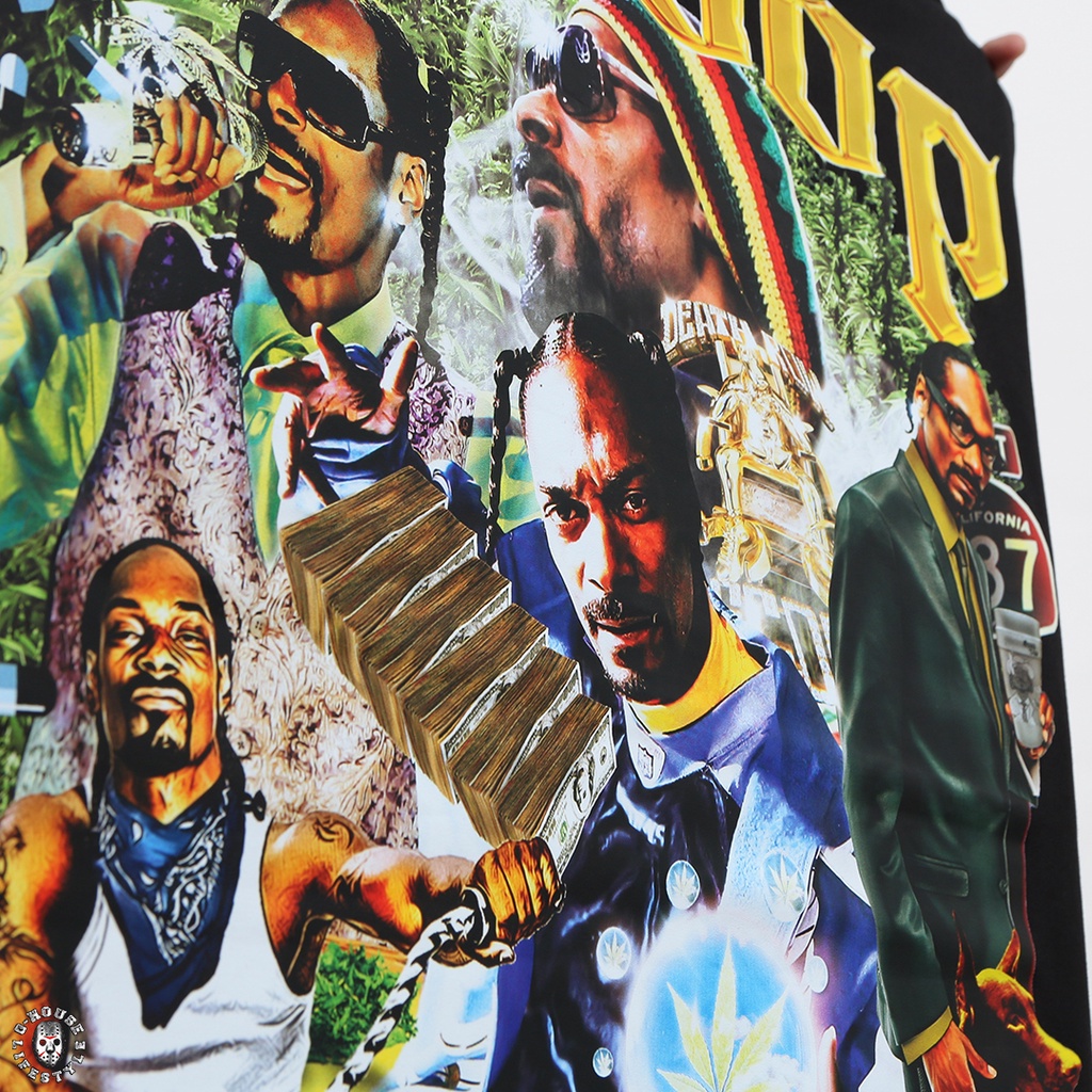 Áo Thun Rapper Snoop Dogg Oversize Phong Cách Hip-hop Unisex G-House Lifestyle