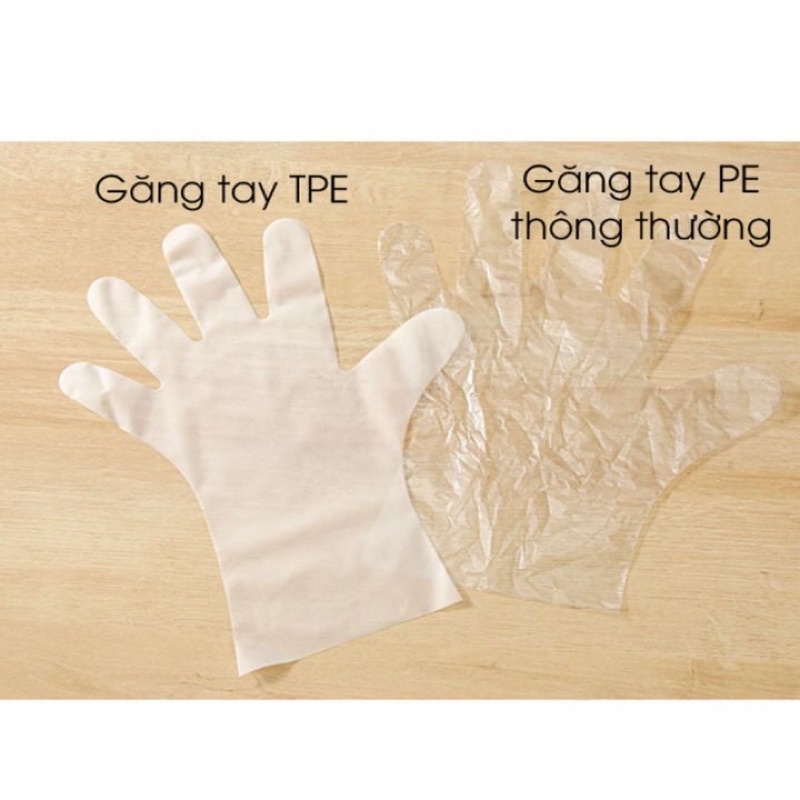 Hộp 100c - Găng tay VictoriaBay găng tay cao su làm bếp vệ sinh siêu dai chất liệu TPE