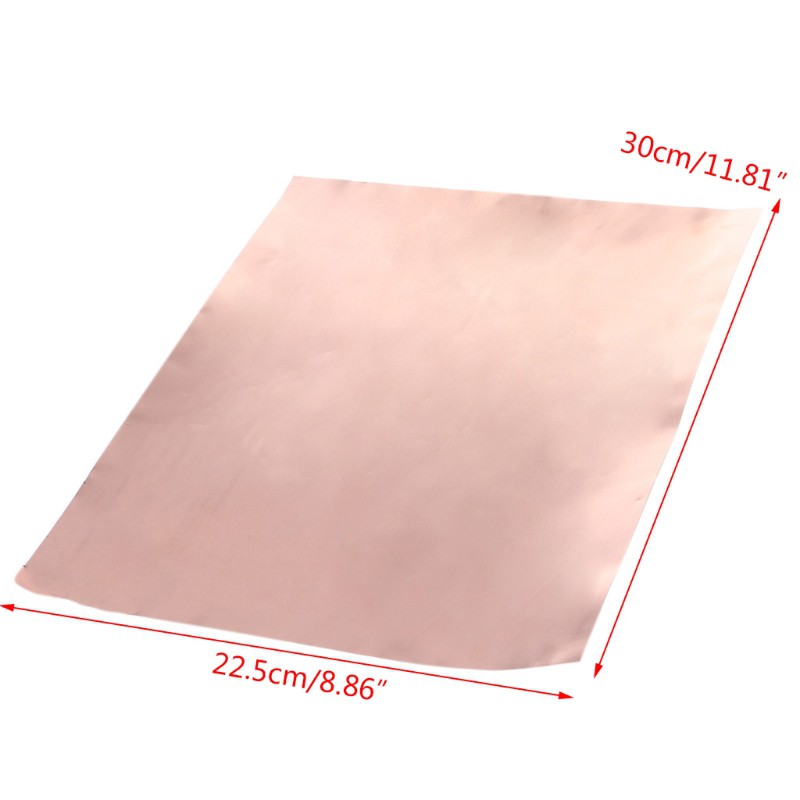 1PC Guitar Copper Foil Tape EMI Shielding Single Conductive Adhesive Sheet