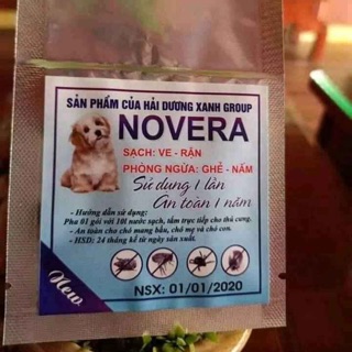 NOVERA Trị Ve Rận Chó Mèo - An toàn