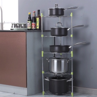 Kệ để xoong nồi 5 tầng