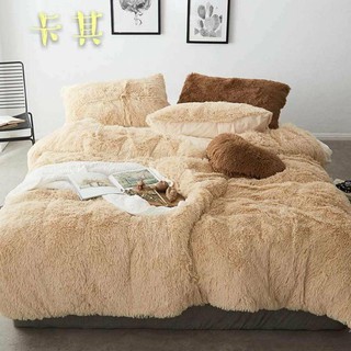 Set chăn ga gối nỉ lông 5 món