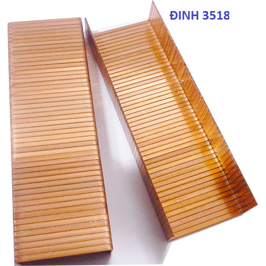 Đinh 3518 có 1800 cây kim ghim bấm bao bì hộp thùng giấy - Loại hộp trắng