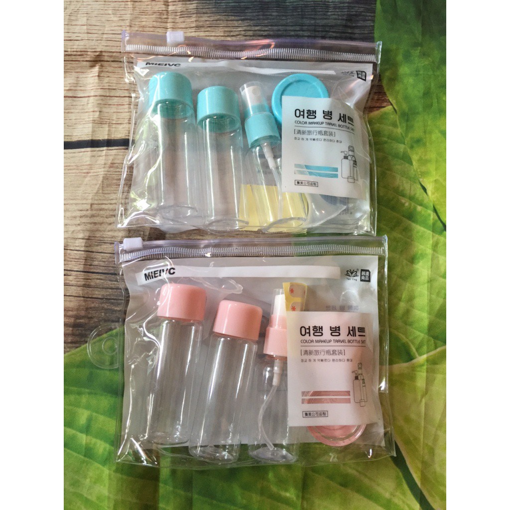 Bộ chiết mỹ phẩm xinh xắn, bộ đựng mỹ phẩm sản phẩm khi du lịch