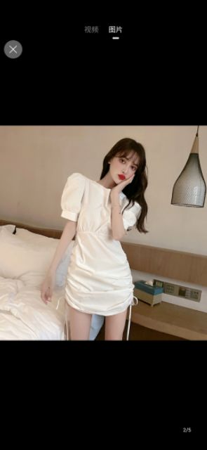 Đầm trắng dự tiệc sang trọng