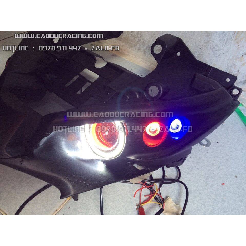 [Rẻ Nhất Shopee] Mắt cú Ex135 - Exciter 2011 - sáng trắng - www.caoducracing.com